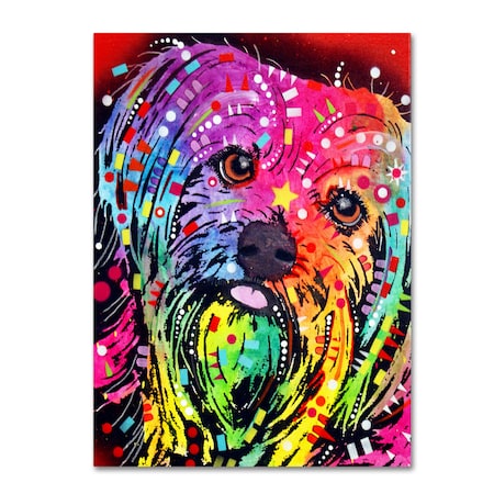 Trademark Fine Art Dean Russo 'Yorkie' Canvas Art, 14x19 ALI0257-C1419GG